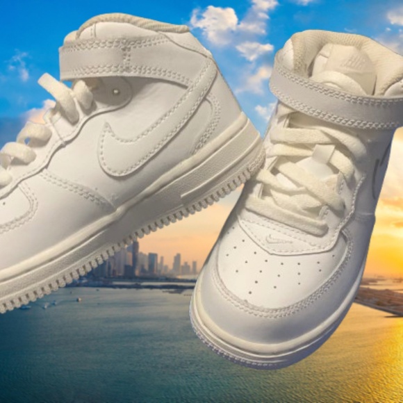 Nike Air Force 1 Mid LE preowned size 9C - Picture 3 of 8